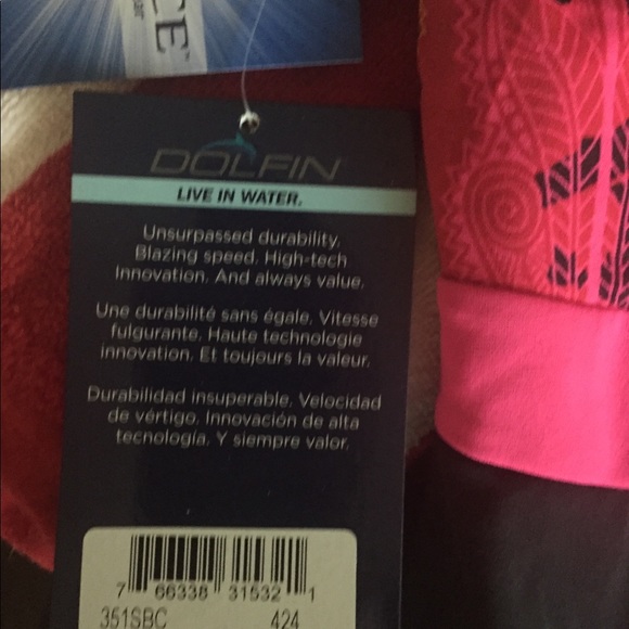 Dolfin Aquashape moderate scoop back color block - Picture 4 of 7